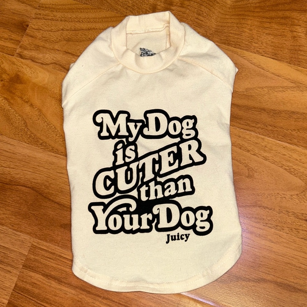 Original Juicy Couture Super Rare Doggy Couture Shirt